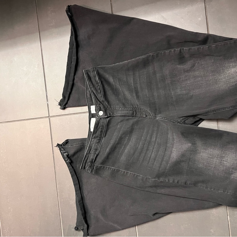 Black kancan bell bottom flares